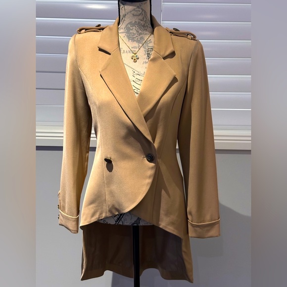 Honey & Beau Jackets & Blazers - Honey & Beau Rider Tux Jacket, Camel Size 10